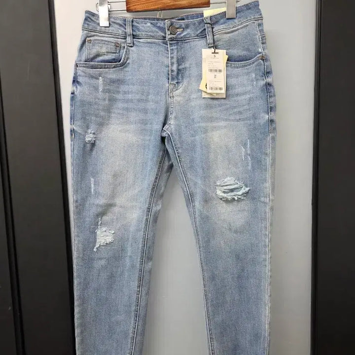 [BUNJANG] VANILLA B Beige Denim Pants 27 / 새)바닐라비  배기데님팬츠27
