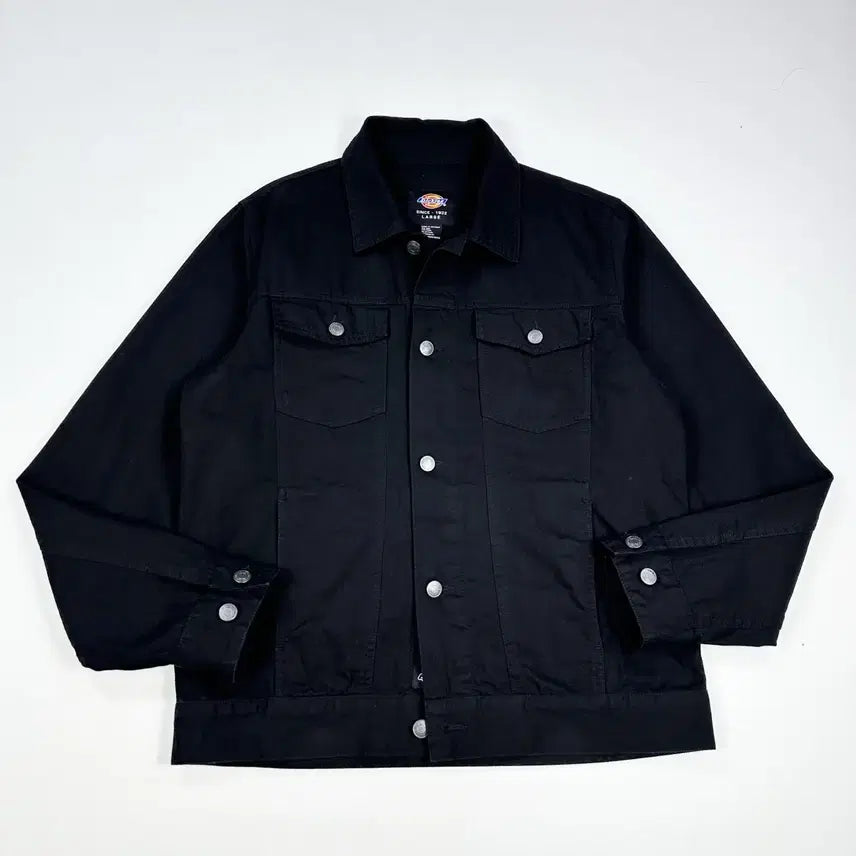 [BUNJANG] Dickies Original Black Trucker Denim Jacket (L) / 디키즈 오리지널 블랙 흑청 트러커 데님자켓 (L)