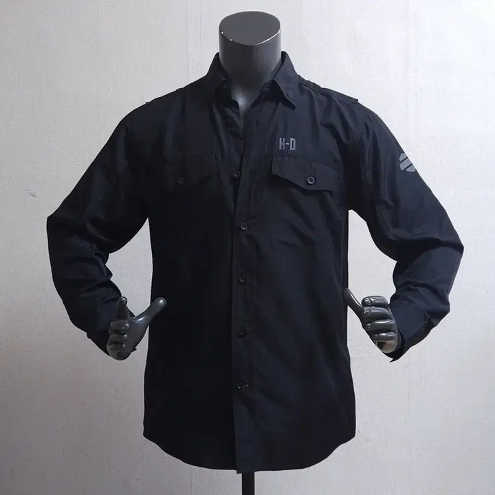 [BUNJANG] Harley-Davidson Long Sleeve Shirt / 할리데이비슨 긴팔셔츠 남방 100