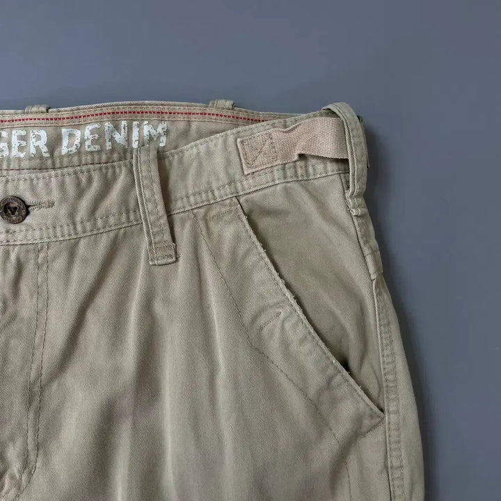 [BUNJANG] Tommy Hilfiger Cargo Half Pants / (34) 타미힐피거 진베이지 카고 하프팬츠