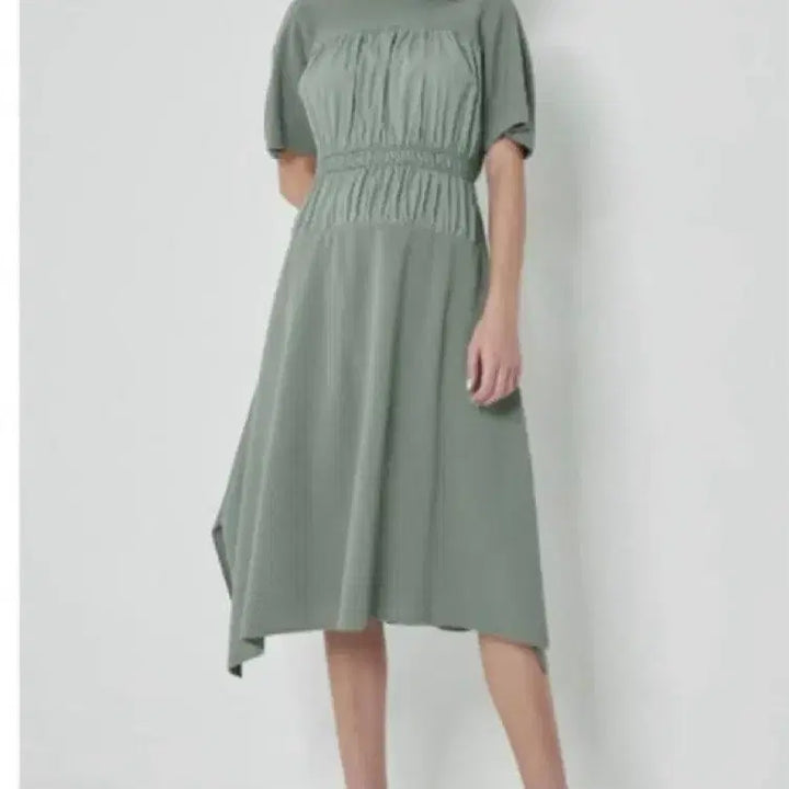 [BUNJANG] System Smoking Knit Block Dress / SYSTEM 시스템 스모킹 니트 블록 드레스