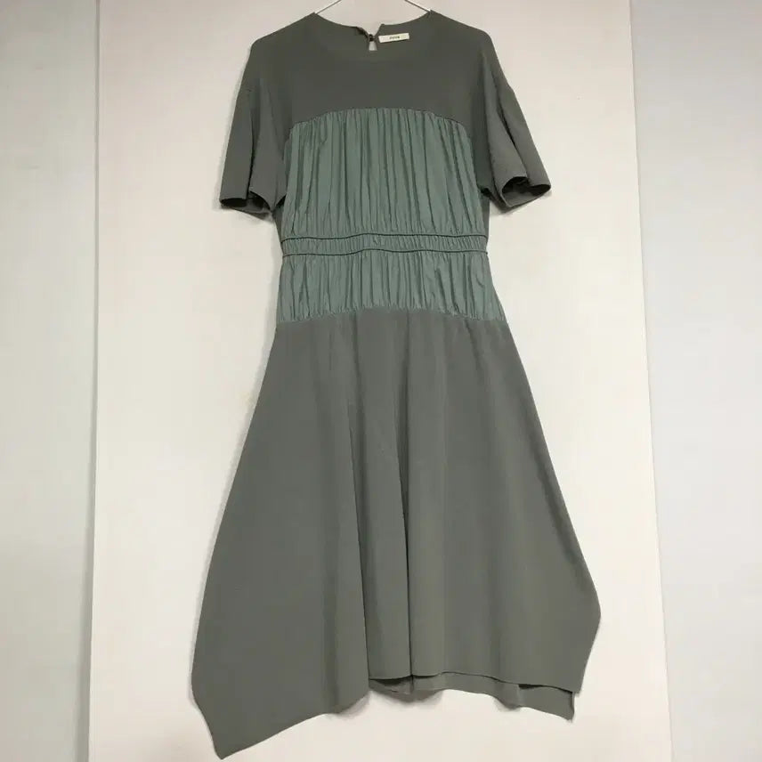 [BUNJANG] System Smoking Knit Block Dress / SYSTEM 시스템 스모킹 니트 블록 드레스