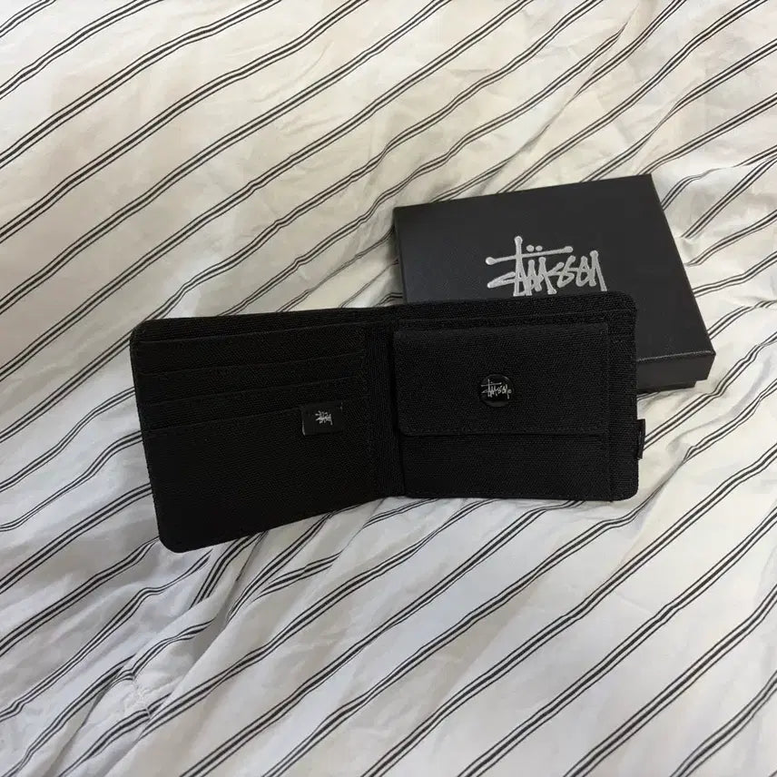 [BUNJANG] Stussy Converse Leather Bifold Wallet / 스투시 컨버스 반지갑 새제품