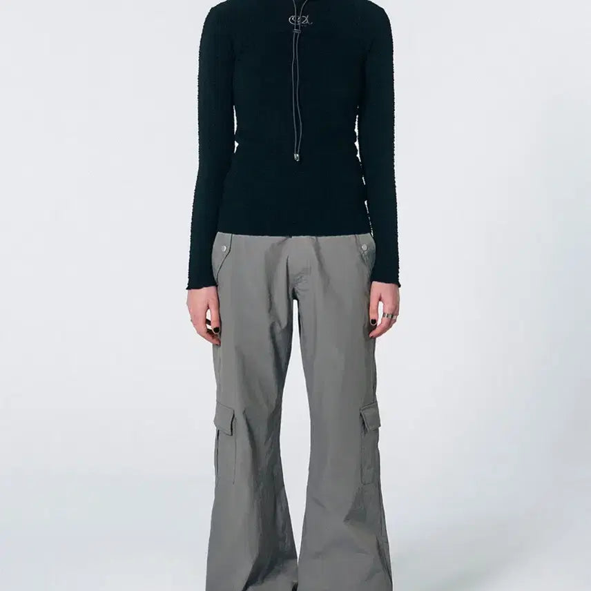 [BUNJANG] Sculptor Bootscut Cargo Pants Grey (New) / 스컬프터 Bootscut Cargo Pants (새상품)