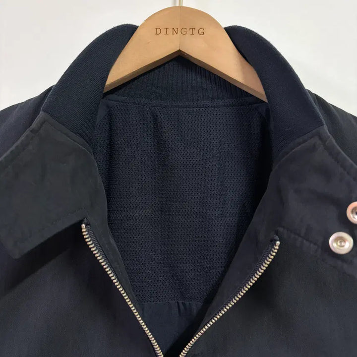 [BUNJANG] Coour Lip High Neck Harrington Jacket / [S] 쿠어 립 하이넥 해링턴 자켓