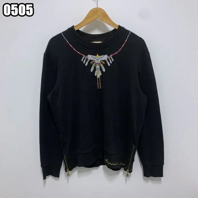 [BUNJANG] Marcelo Burlon Round Sweatshirt / M 마르셀로블론 라운드 스웨트셔츠 맨투맨