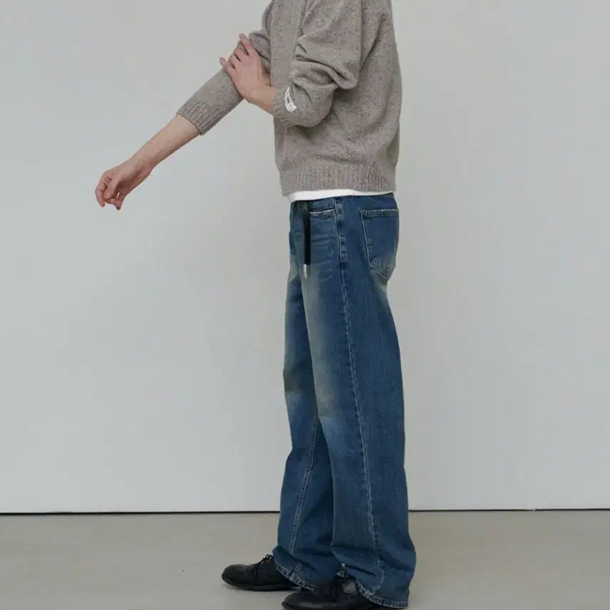 [BUNJANG] Anitaimrorec Iris Semi Flare Pants / [L] 애니타임로릭 iris 세미 플레어 팬츠