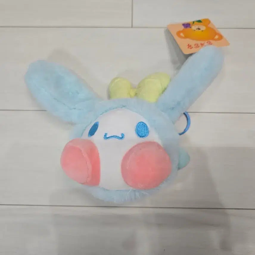 [BUNJANG] Cinnamoroll Face Cushion Plush Toy / 산리오 시나모롤 얼굴 쿠션 인형 새상품