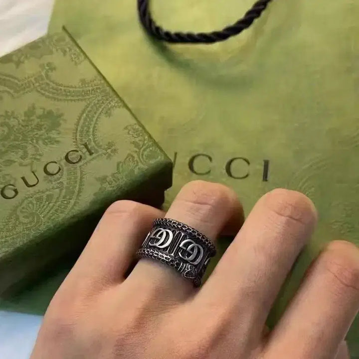 [BUNJANG] Gucci GG Marmont Ring Silver / 구찌 GG 마몬트 반지