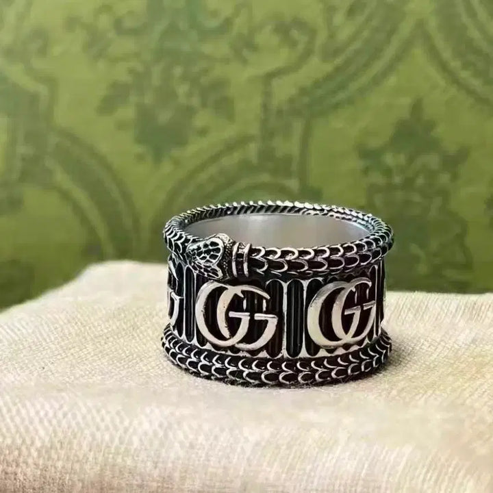 [BUNJANG] Gucci GG Marmont Ring Silver / 구찌 GG 마몬트 반지