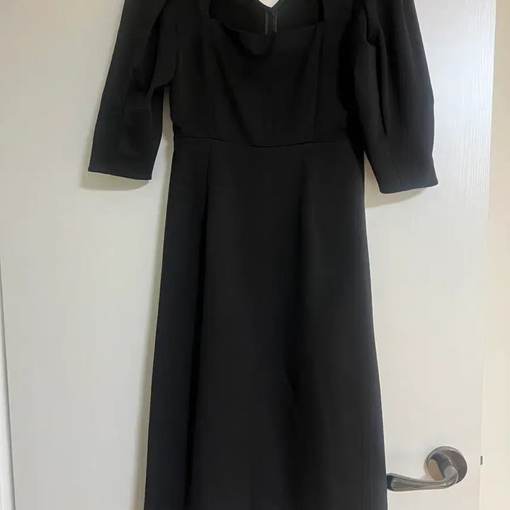 [BUNJANG] Widlin Black Long Dress / 위들린 원피스 블랙 원피스