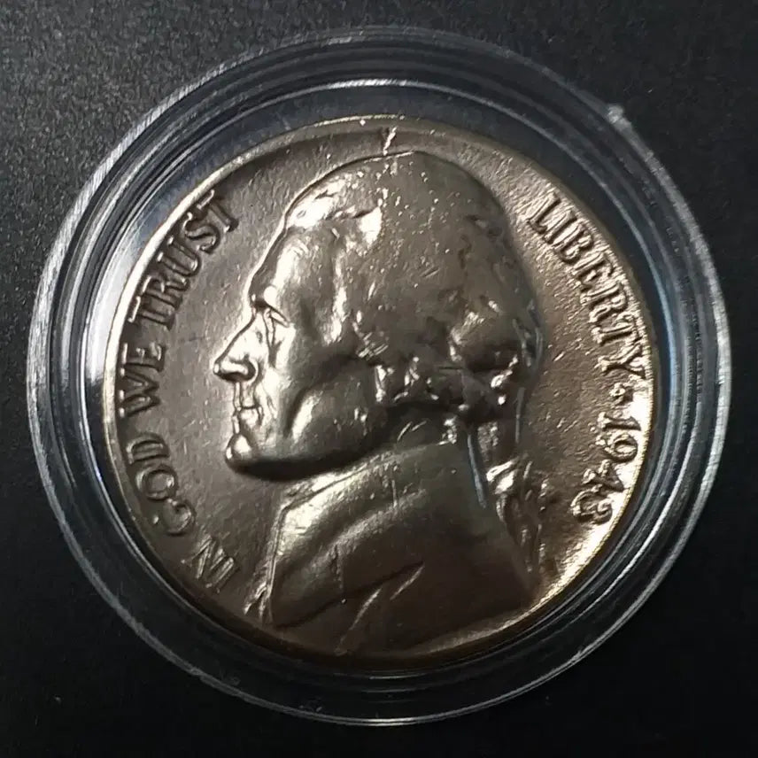 [BUNJANG] 1943 United States 5 Cent Silver Coin / [은화] 1943년 미국 5센트 은화 w998
