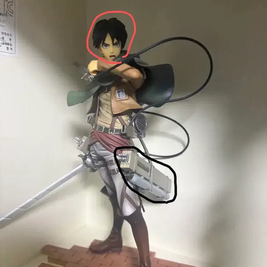 [BUNJANG] Attack on Titan Eren Sentinel Figure / 진격의 거인 에렌 센티넬 피규어 판매