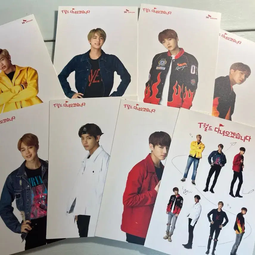[BUNJANG] BTS T World Postcard / 방탄소년단 BTS 티월드 엽서