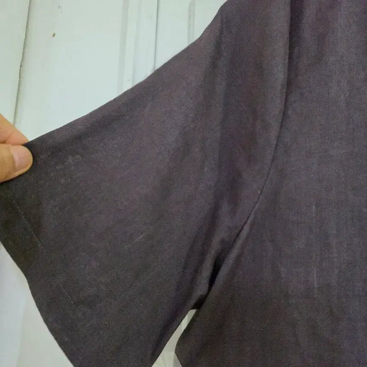 [BUNJANG] Linen Blouse / 여름 시원한 고급스러운 디자인이쁜  마  린넨  블라우스  깨끗해요 가슴