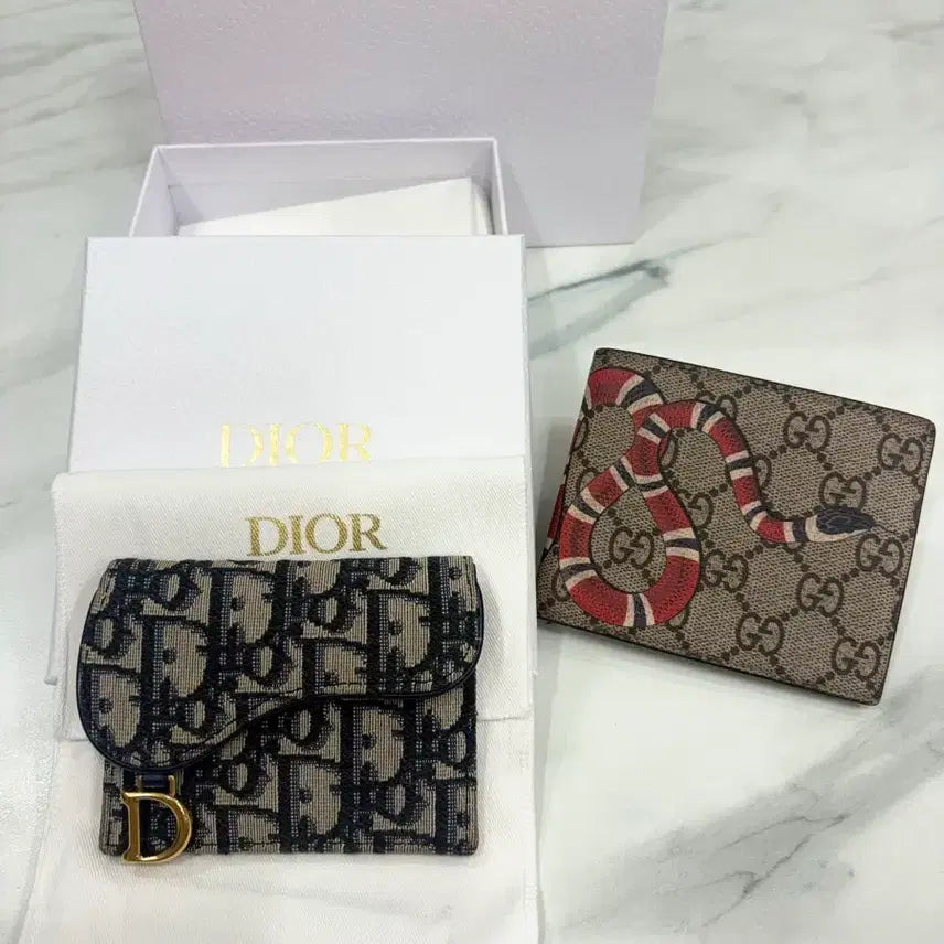 [BUNJANG] Dior Oblique Saddle Wallet / 정품 풀박스 디올 오블리크 새들 지갑