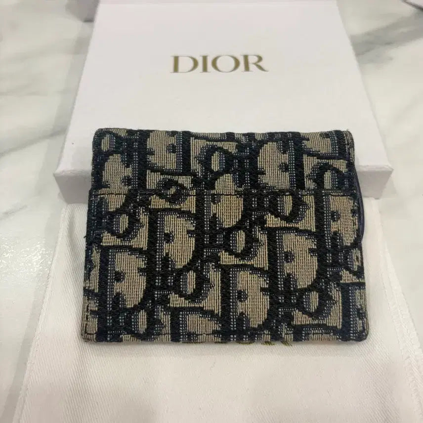 [BUNJANG] Dior Oblique Saddle Wallet / 정품 풀박스 디올 오블리크 새들 지갑