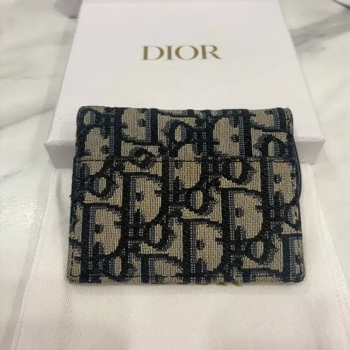 [BUNJANG] Dior Oblique Saddle Wallet / 정품 풀박스 디올 오블리크 새들 지갑