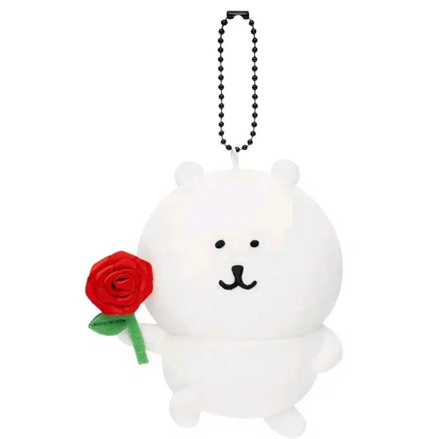 [BUNJANG] Nagano Characters Rose Kuma Mascot Keyring / 정품/새상품)로즈한 나가노의 쿠마 마스코트 키링