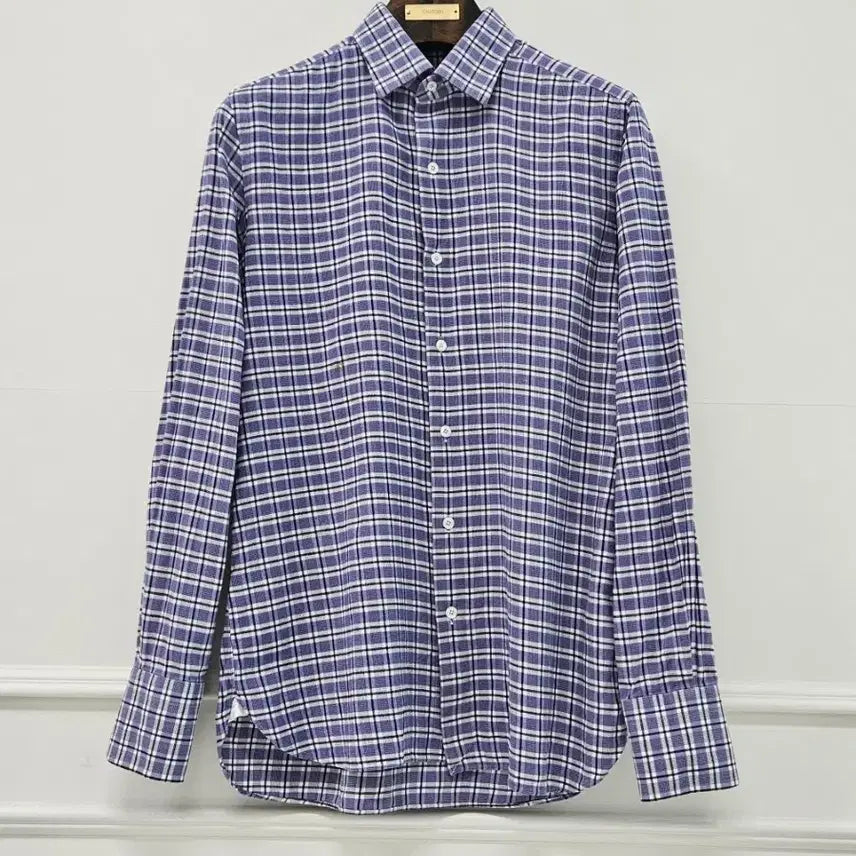[BUNJANG] Tom Ford Purple Check Shirt / 톰포드 퍼플 체크 셔츠