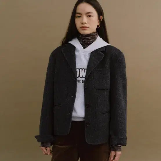 [BUNJANG] Hoas Wool Jacket / 호와스 울자켓