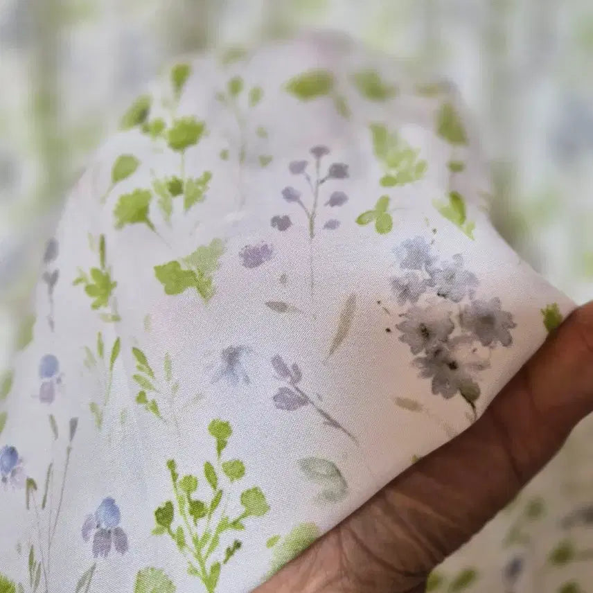 [BUNJANG] Floral Pattern Tiered Long Skirt / 플라워 패턴 캉캉 롱 스커트