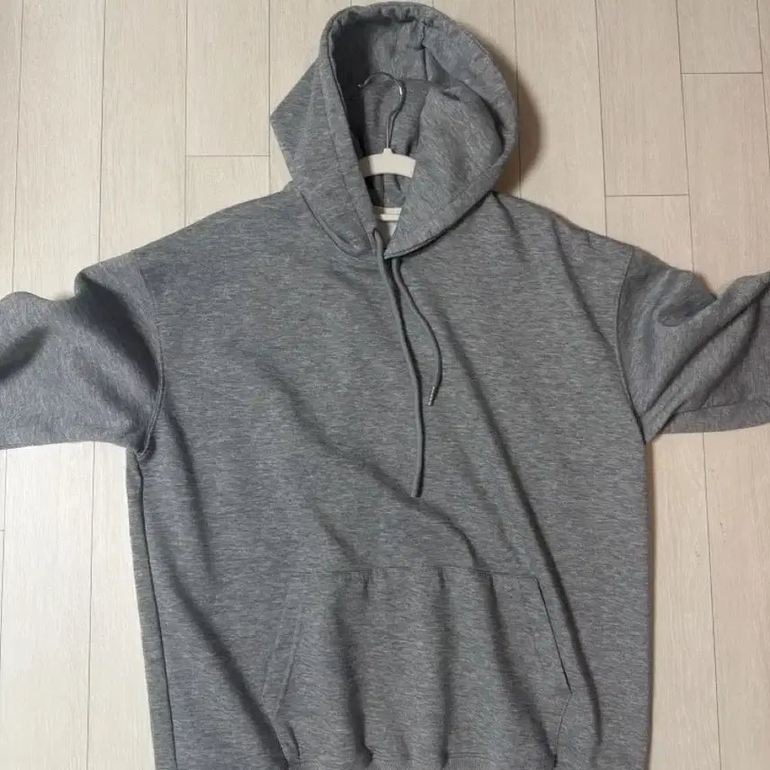[BUNJANG] Gray Plain Hoodie / 회색 무지 후드티