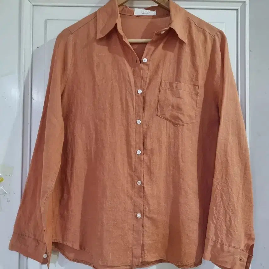[BUNJANG] Linen Shirt / 봄 여름  마 린넨. 남방셔츠. 깨끗해요. 가슴단면50
