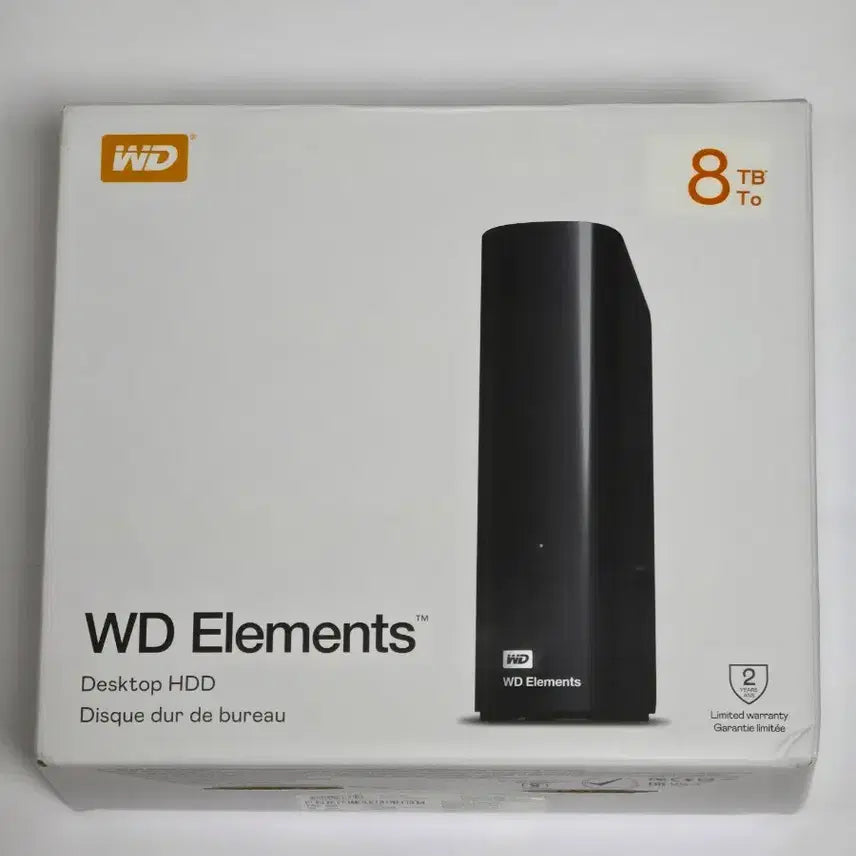 [BUNJANG] WD Elements 8TB External Hard Drive / 새제품! WD 엘리먼츠 8TB 외장하드 