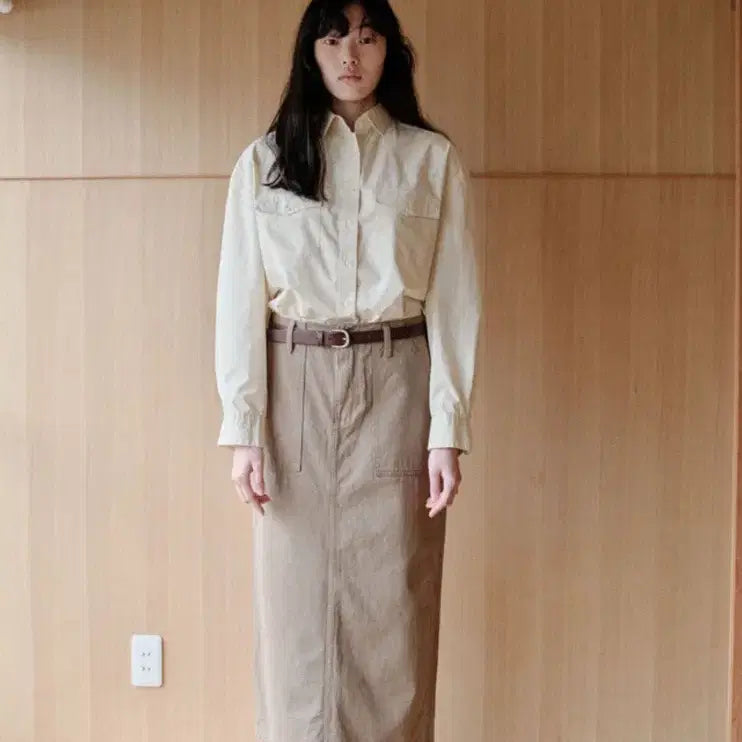 [BUNJANG] Thefou Safari Skirt / 더에프유 사파리 스커트 판매합니다