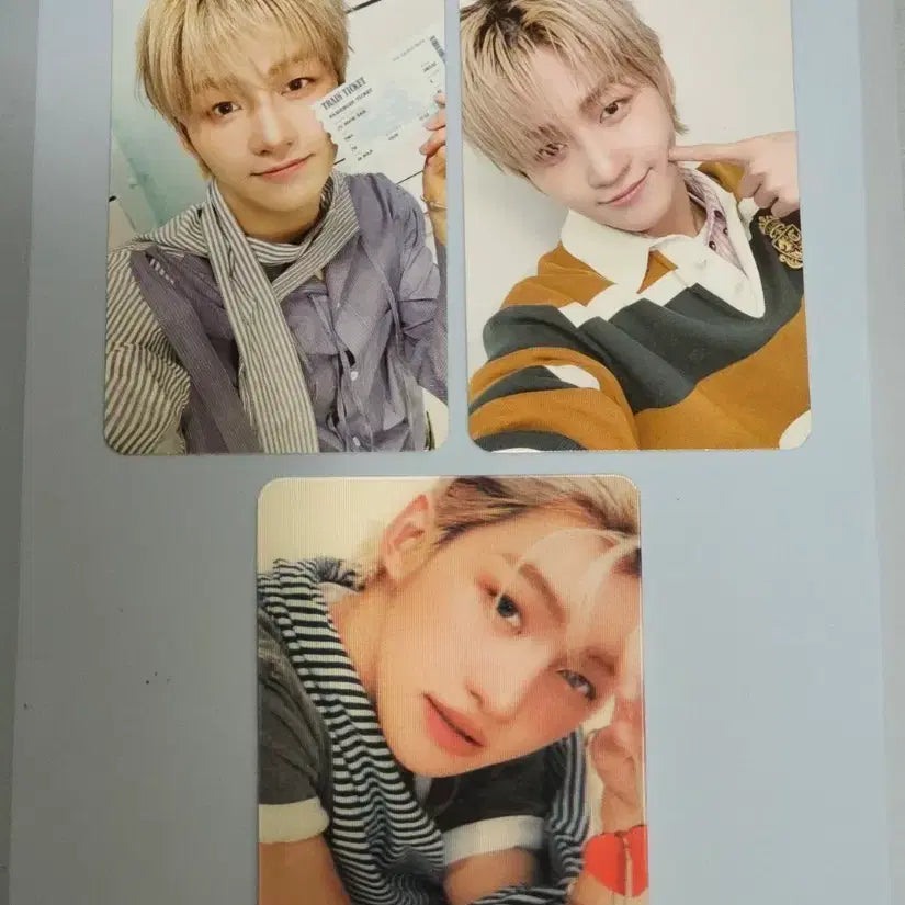 [BUNJANG] TWS Jihoon NO TRAGEDY Photocard &amp; Lenticular Bundle Set / 투어스 지훈 NO TRAGEDY 포카&amp;렌티큘러 일괄 양도