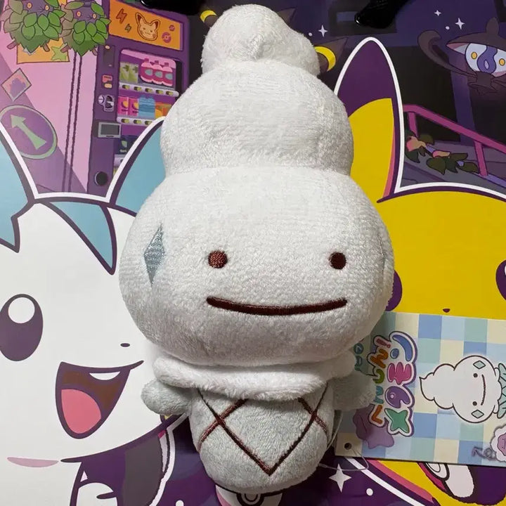 [BUNJANG] Metamon Playground Transform Metamon Vanilphti Plush / 메타몽 놀이터 변신 메타몽 바닐프티 인형