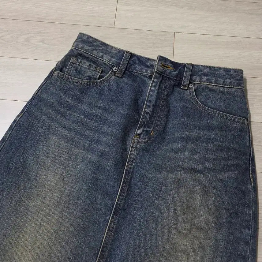 [BUNJANG] Spao Denim Long Skirt Size S / 스파오 데님 롱치마 S
