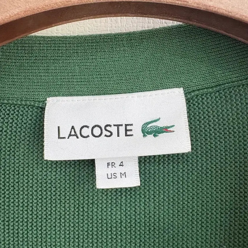 [BUNJANG] Lacoste Green Cardigan / 라코스테 그린 가디건