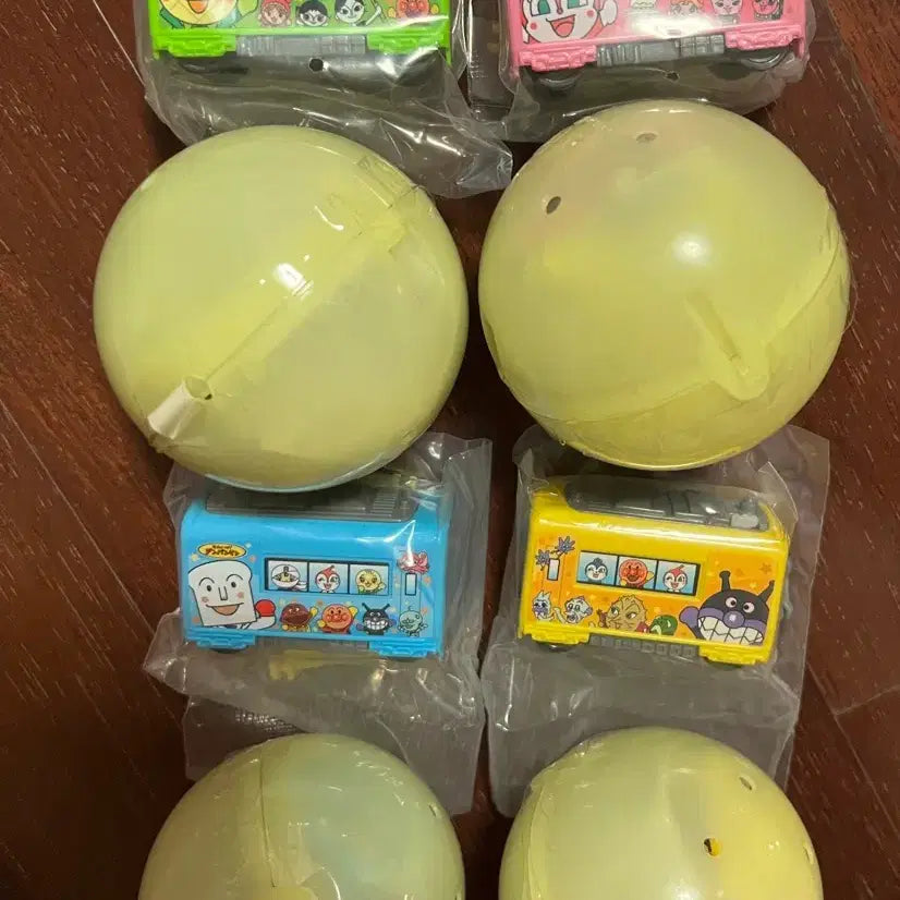 [BUNJANG] Anpanman Rail Gacha Set (Sealed) / 호빵맨 레일 가챠(미개봉)4종 일괄