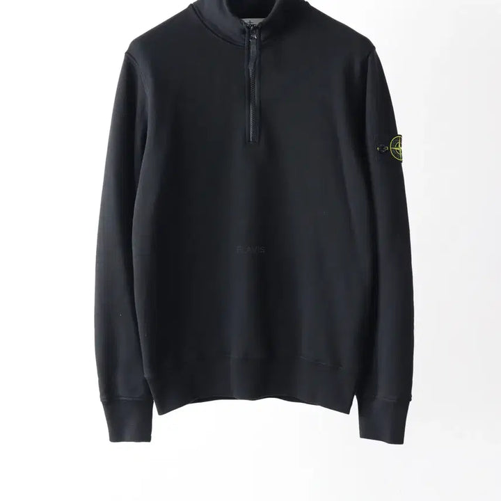 [BUNJANG] Stone Island Half-Zip Sweatshirt Sweater Black S / 스톤아일랜드 하프집업 맨투맨 스웨터 블랙 S팝니다.