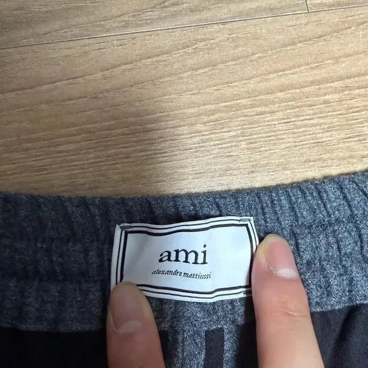 [BUNJANG] AMI Grey Banding Slacks / [40] 아미 ami 그레이 밴딩슬랙스