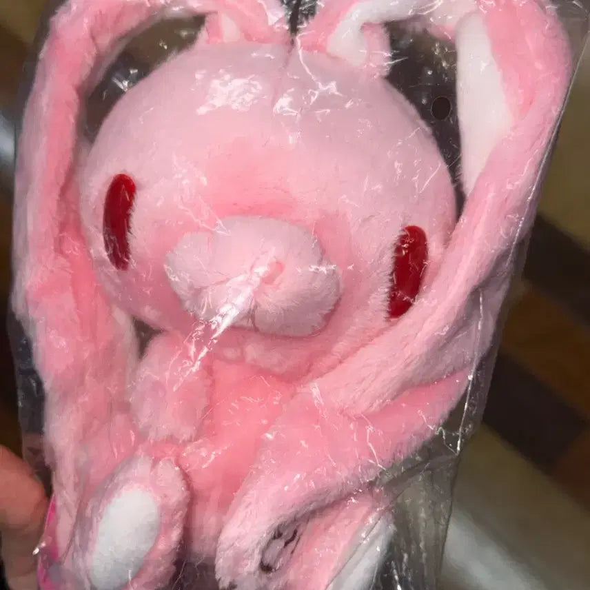 [BUNJANG] Bunny Gloomy Bear Sitting Plush / 범용토끼 핑크 글루미베어 앉은 인형