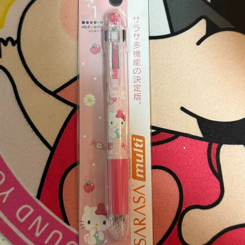 [BUNJANG] Sanrio Hello Kitty Multi Pen (Ballpoint + Mechanical Pencil) / (정품) 사라사 멀티펜 헬로키티 볼펜+샤프