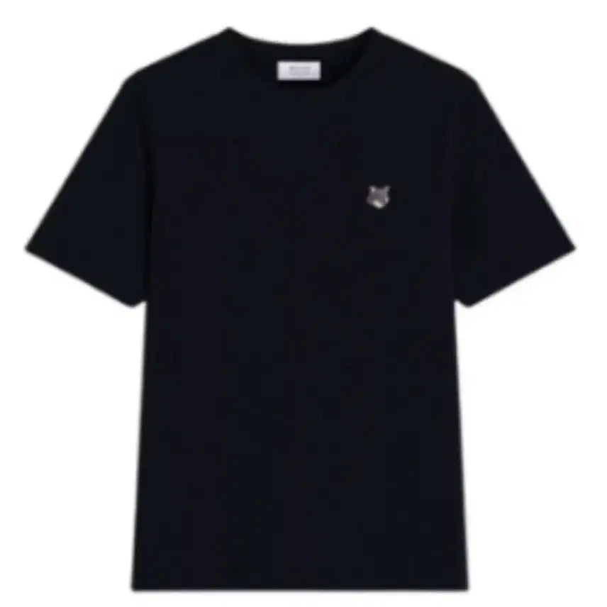 [BUNJANG] Maison Kitsuné Fox Patch Black T-shirt / 메종키츠네 폭스 반팔 블랙 티셔츠
