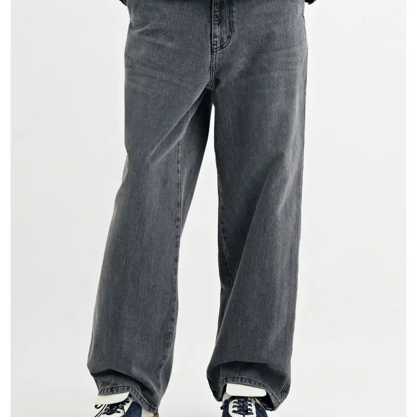 [BUNJANG] Solid Homme Grey Semi Flare Denim Pants / 솔리드옴므 그레이 세미 플레어 데님 팬츠 판매