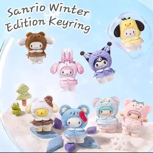 [BUNJANG] Miniso Hello Kitty Cape Keyring Winter Season / 미니소 헬로키티 케이프 키링 윈터시즌