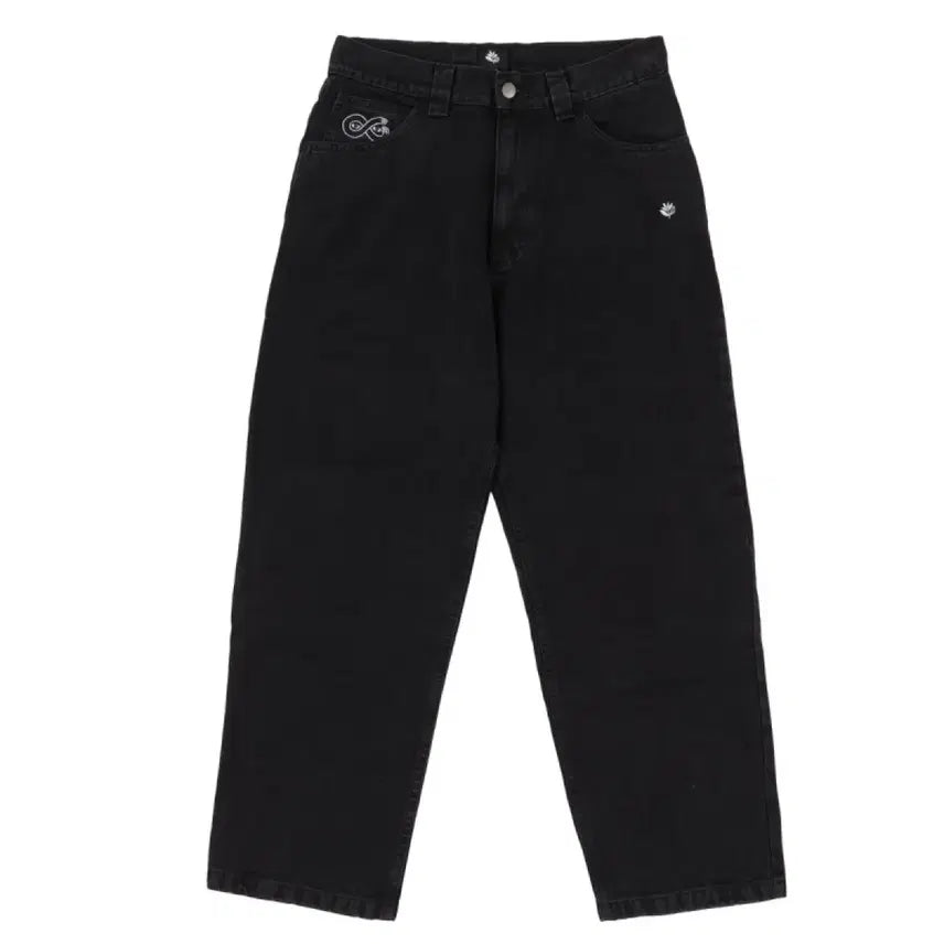 [BUNJANG] Magenta Black Denim Skate Pants / magenta skate board 마젠타스케이트보드 og 블랙 데님