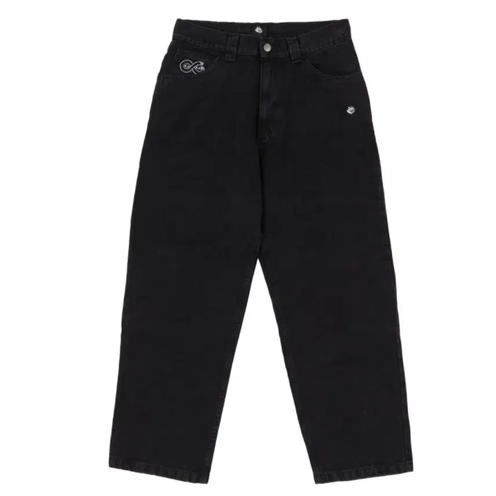 [BUNJANG] Magenta Black Denim Skate Pants / magenta skate board 마젠타스케이트보드 og 블랙 데님