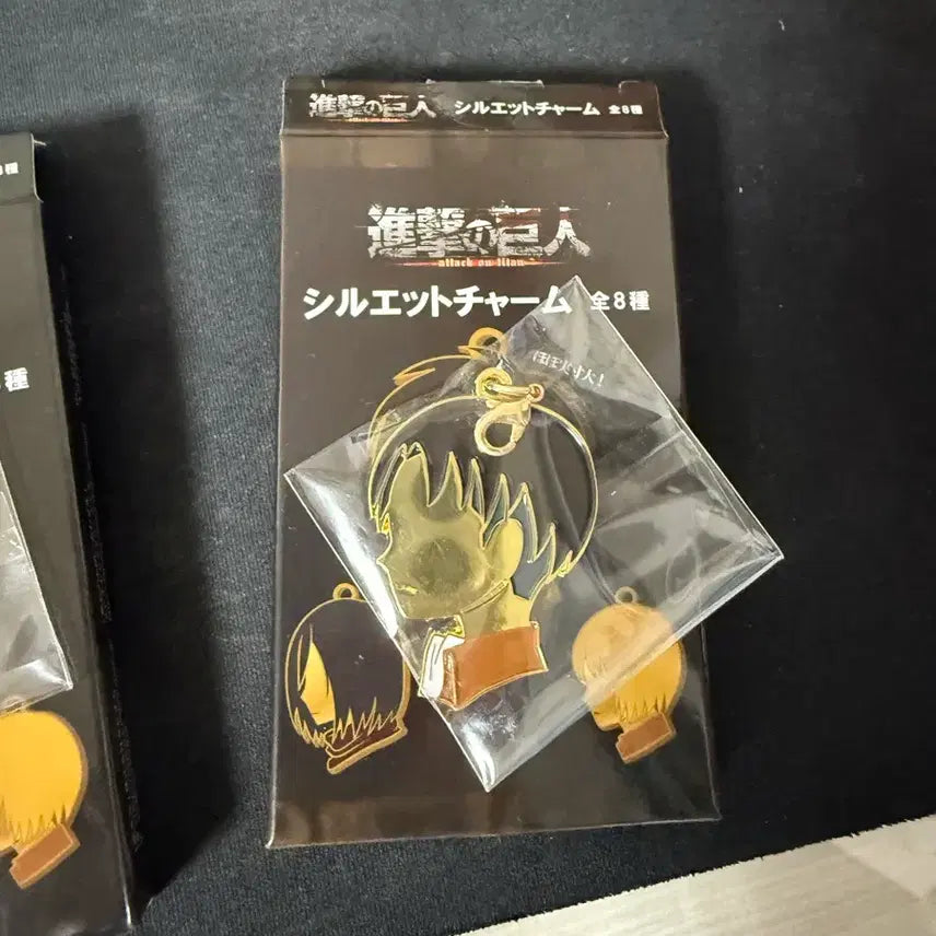 [BUNJANG] Attack on Titan Levi Silhouette Charm / 메가박스 진격의 거인 실루엣 참