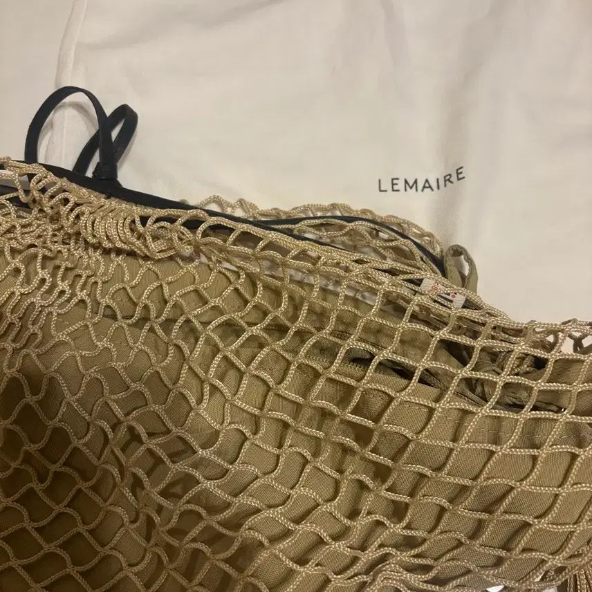 [BUNJANG] Lemaire Felt Croissant Medium Bag / 르메르 필트 크루아상 베이지