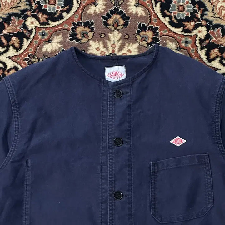 [BUNJANG] DANTON French Work Jacket Navy / 단톤 DANTON 프렌치 워크자켓 (S-M)