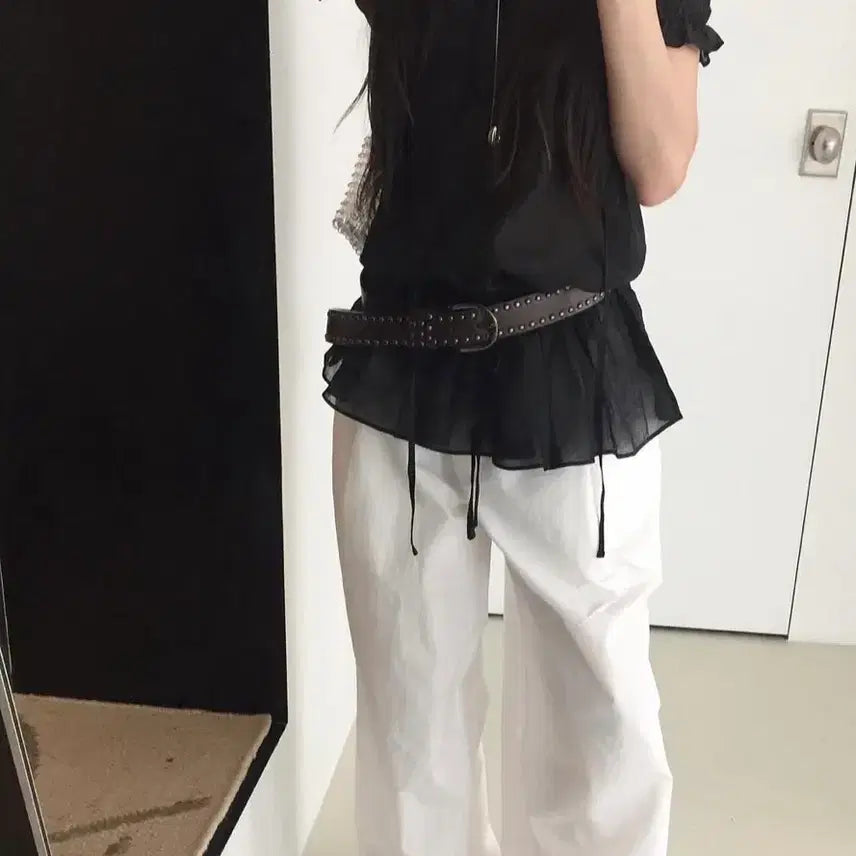 [BUNJANG] Hereb4 Madeleine Blouse Black / 히어비포 madeleine blouse 블라우스 블랙