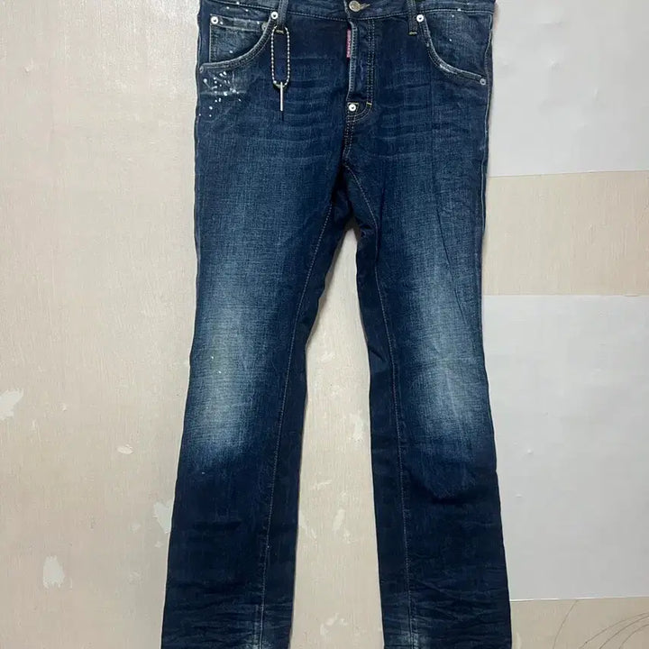 [BUNJANG] Dsquared2 Painting Washed Jeans (Size 46) / 디스퀘어드2 빈티지 페인팅 워싱진 46사이즈 봄,여름용 두께