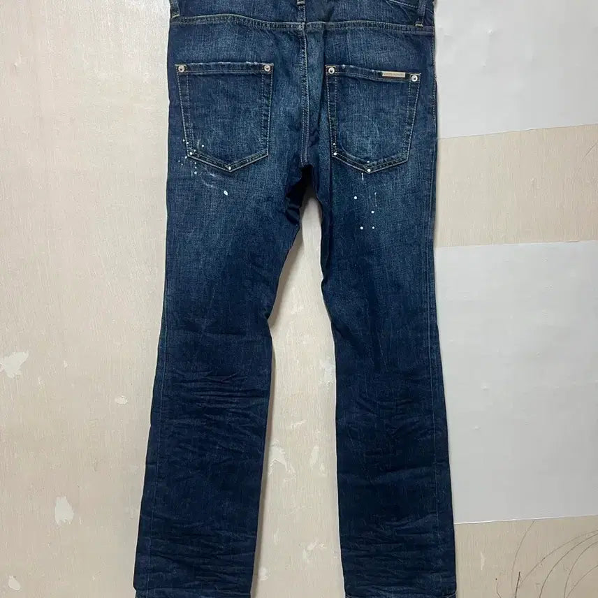 [BUNJANG] Dsquared2 Painting Washed Jeans (Size 46) / 디스퀘어드2 빈티지 페인팅 워싱진 46사이즈 봄,여름용 두께